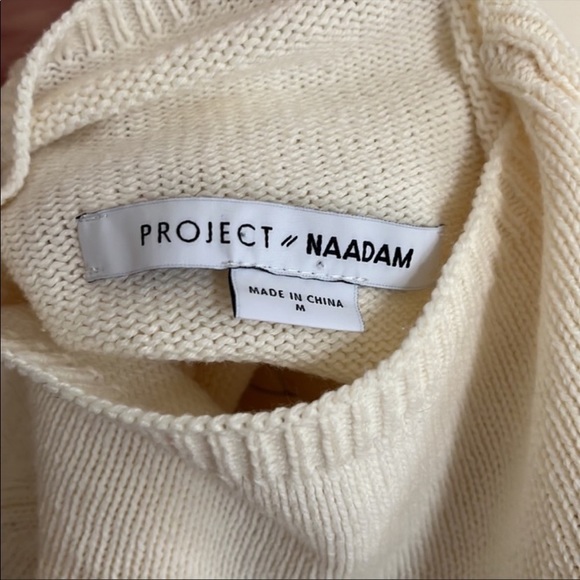 Project Naadam Cableknit Cream Sweater - Picture 7 of 8